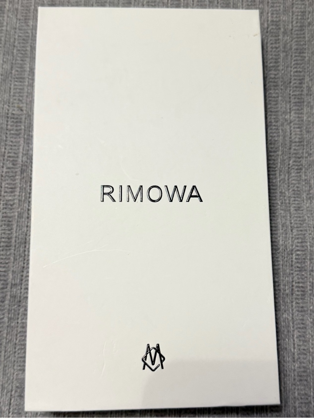 RIMOWA White Phone Case box with Minimal Logo ( box is empty ) new